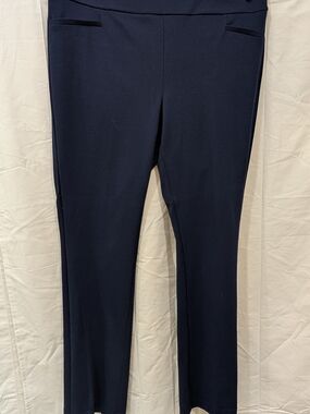 New York & Company 7th Avenue Design Studio Pull-On Pants – Navy Blue – XL Tall
